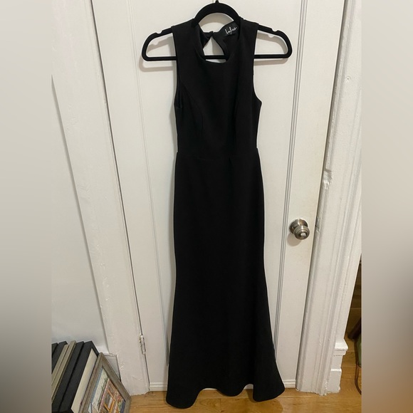 Lulus Something to Remember Black Lace Backless Maxi Dress - Picture 5 of 7